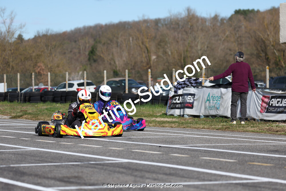 9 & 10/03/2024 : 1ère manche du Championnat du Sud au circuit d’Aigues-Vives (photos Stéphane Agnus) 2024 — karting