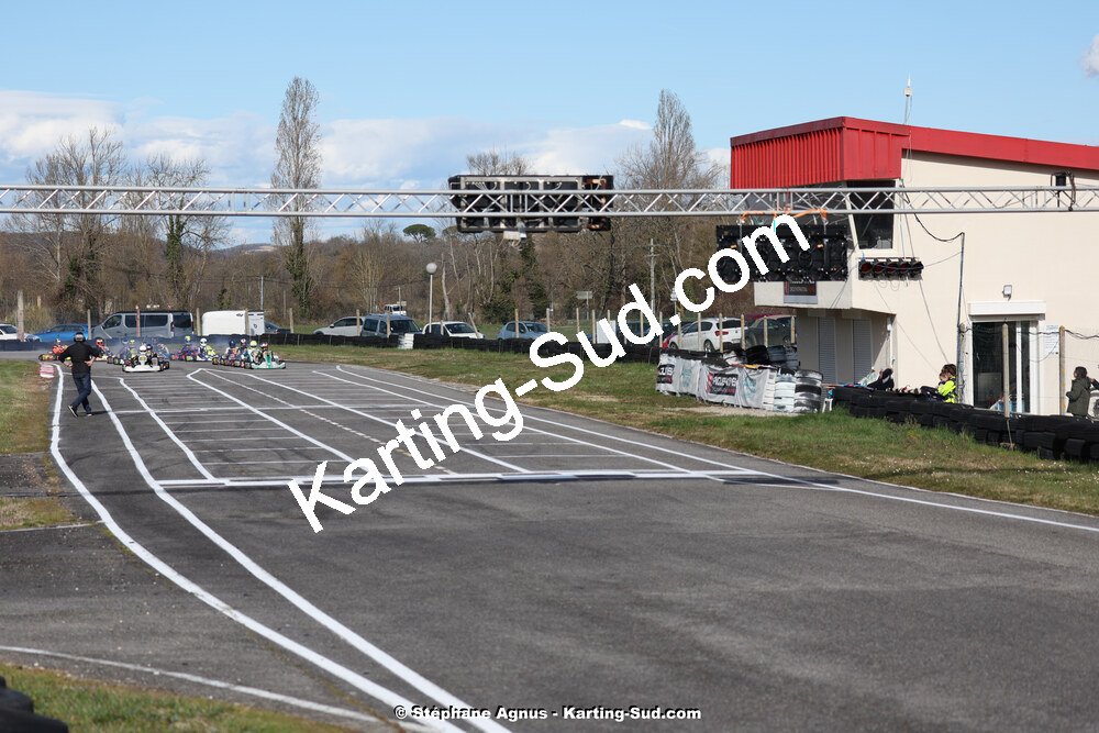 9 & 10/03/2024 : 1ère manche du Championnat du Sud au circuit d’Aigues-Vives (photos Stéphane Agnus) 2024 — karting
