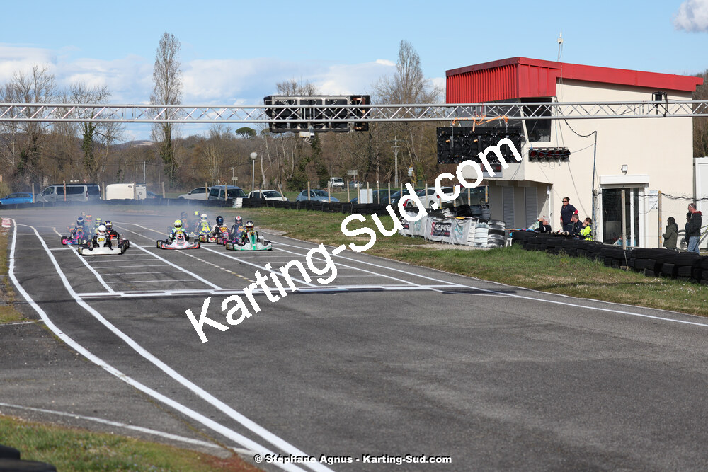 9 & 10/03/2024 : 1ère manche du Championnat du Sud au circuit d’Aigues-Vives (photos Stéphane Agnus) 2024 — karting