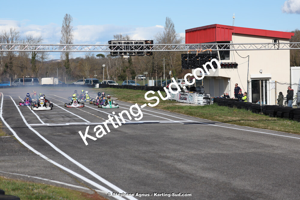 9 & 10/03/2024 : 1ère manche du Championnat du Sud au circuit d’Aigues-Vives (photos Stéphane Agnus) 2024 — karting