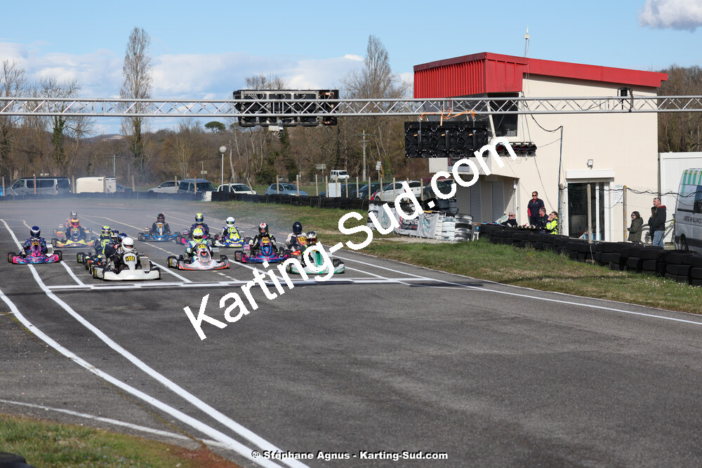 9 & 10/03/2024 : 1ère manche du Championnat du Sud au circuit d’Aigues-Vives (photos Stéphane Agnus) 2024 — karting