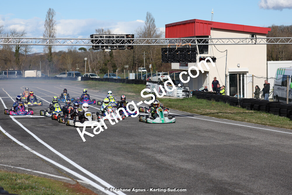 9 & 10/03/2024 : 1ère manche du Championnat du Sud au circuit d’Aigues-Vives (photos Stéphane Agnus) 2024 — karting