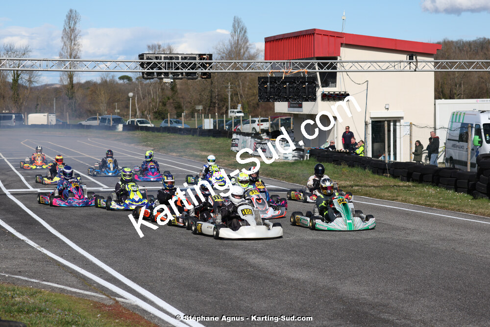 9 & 10/03/2024 : 1ère manche du Championnat du Sud au circuit d’Aigues-Vives (photos Stéphane Agnus) 2024 — karting