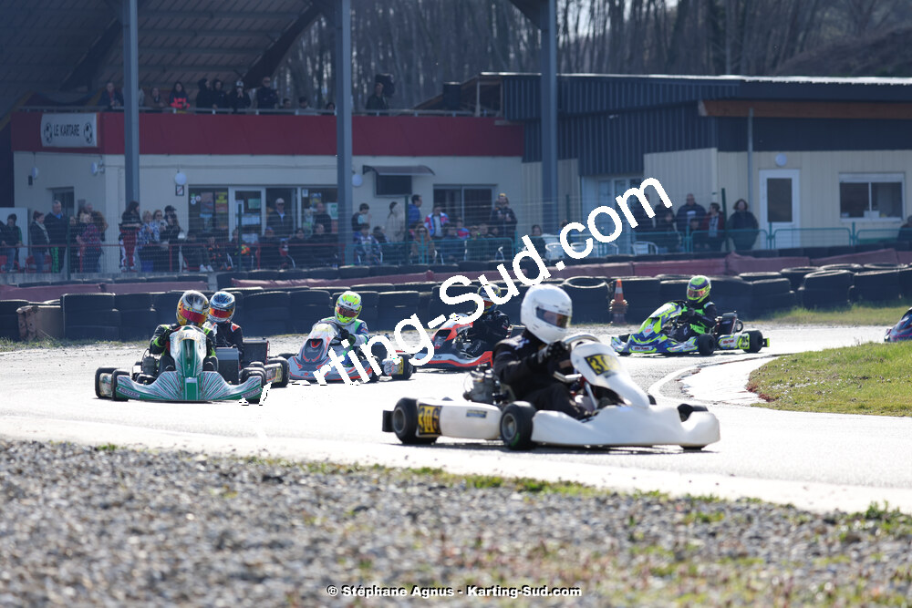 9 & 10/03/2024 : 1ère manche du Championnat du Sud au circuit d’Aigues-Vives (photos Stéphane Agnus) 2024 — karting