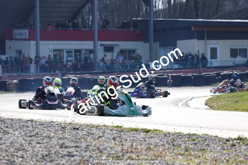 9 & 10/03/2024 : 1ère manche du Championnat du Sud au circuit d’Aigues-Vives (photos Stéphane Agnus) 2024 — karting