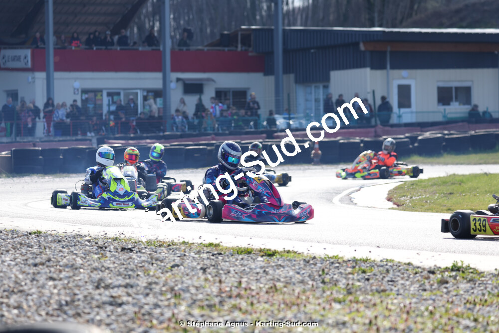 9 & 10/03/2024 : 1ère manche du Championnat du Sud au circuit d’Aigues-Vives (photos Stéphane Agnus) 2024 — karting