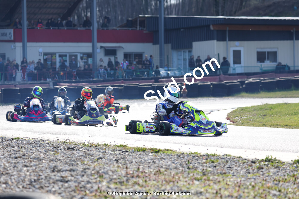 9 & 10/03/2024 : 1ère manche du Championnat du Sud au circuit d’Aigues-Vives (photos Stéphane Agnus) 2024 — karting