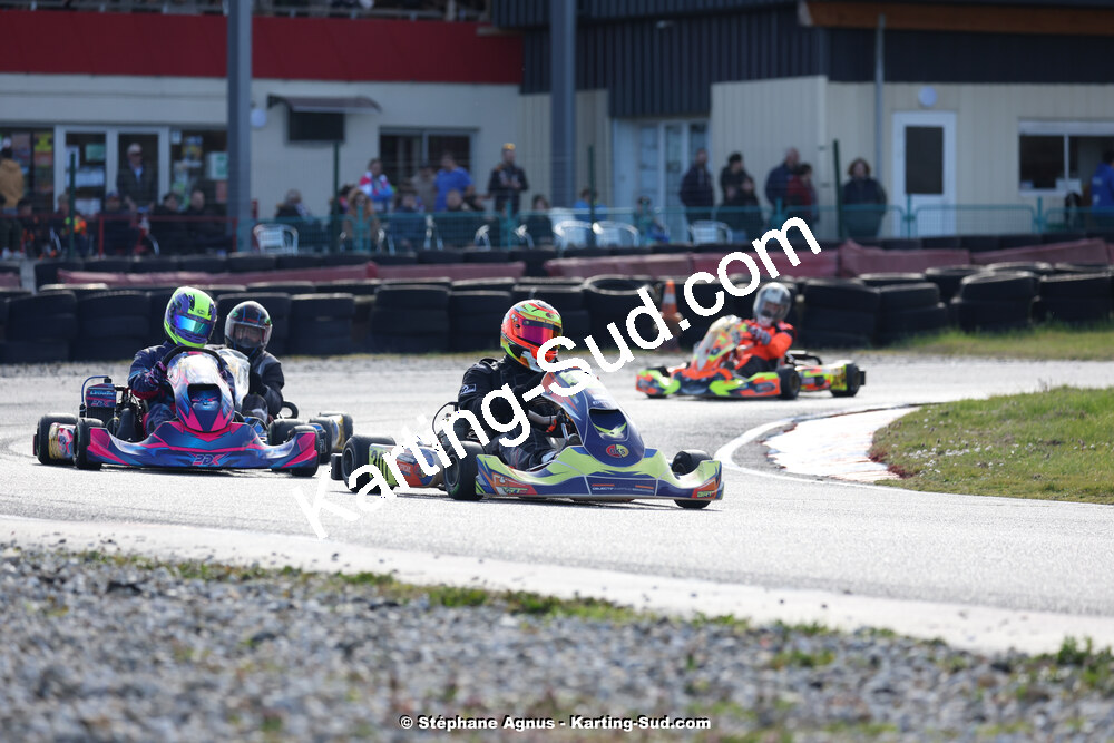 9 & 10/03/2024 : 1ère manche du Championnat du Sud au circuit d’Aigues-Vives (photos Stéphane Agnus) 2024 — karting