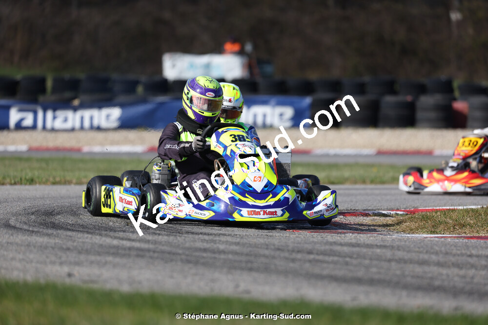 9 & 10/03/2024 : 1ère manche du Championnat du Sud au circuit d’Aigues-Vives (photos Stéphane Agnus) 2024 — karting