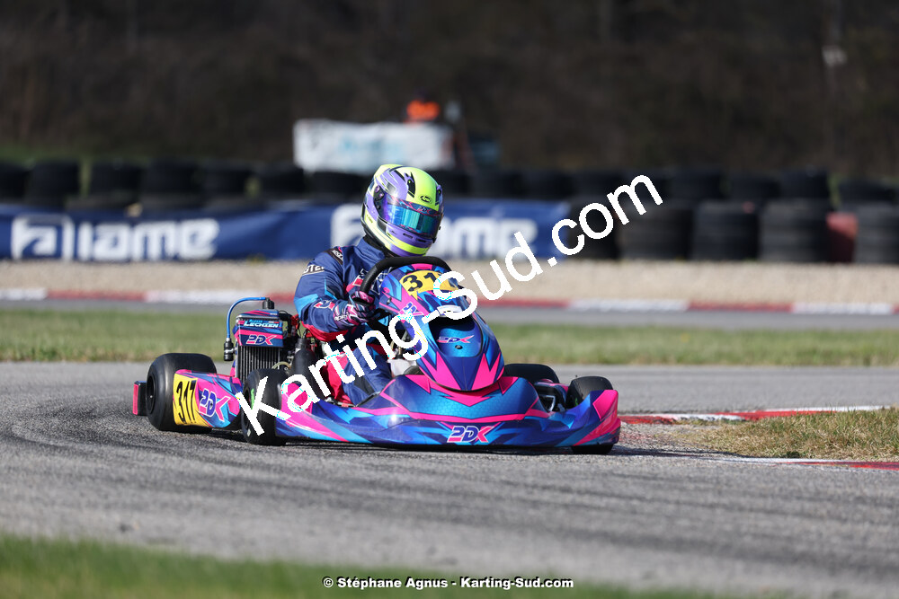 9 & 10/03/2024 : 1ère manche du Championnat du Sud au circuit d’Aigues-Vives (photos Stéphane Agnus) 2024 — karting