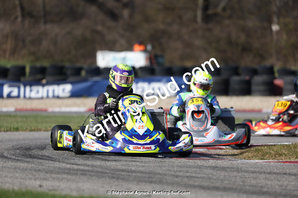 9 & 10/03/2024 : 1ère manche du Championnat du Sud au circuit d’Aigues-Vives (photos Stéphane Agnus) 2024 — karting