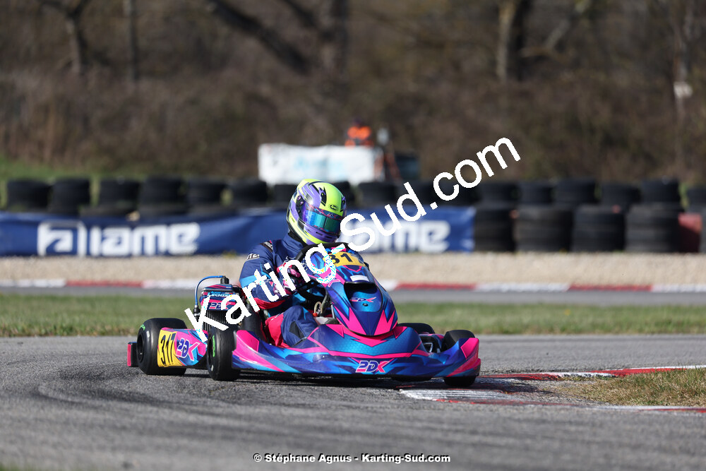 9 & 10/03/2024 : 1ère manche du Championnat du Sud au circuit d’Aigues-Vives (photos Stéphane Agnus) 2024 — karting