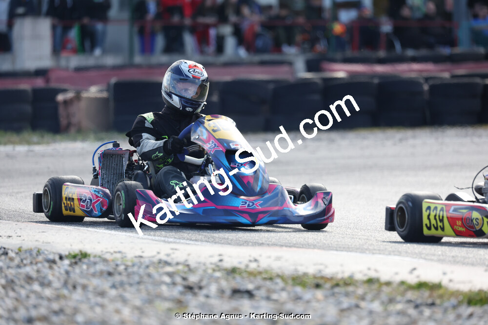 9 & 10/03/2024 : 1ère manche du Championnat du Sud au circuit d’Aigues-Vives (photos Stéphane Agnus) 2024 — karting