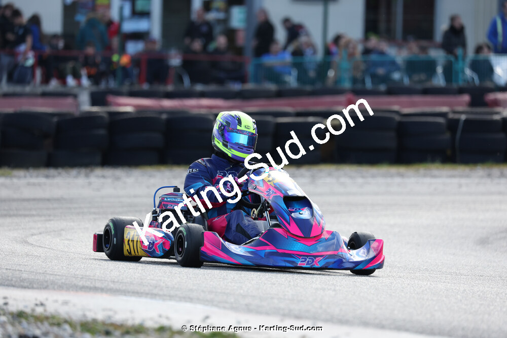 9 & 10/03/2024 : 1ère manche du Championnat du Sud au circuit d’Aigues-Vives (photos Stéphane Agnus) 2024 — karting