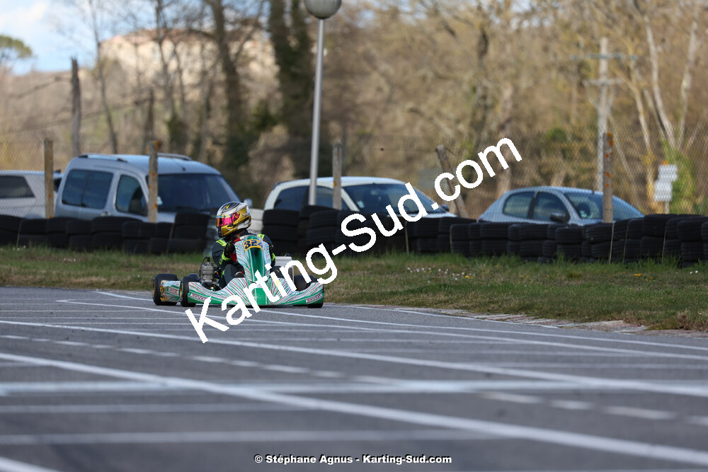 9 & 10/03/2024 : 1ère manche du Championnat du Sud au circuit d’Aigues-Vives (photos Stéphane Agnus) 2024 — karting