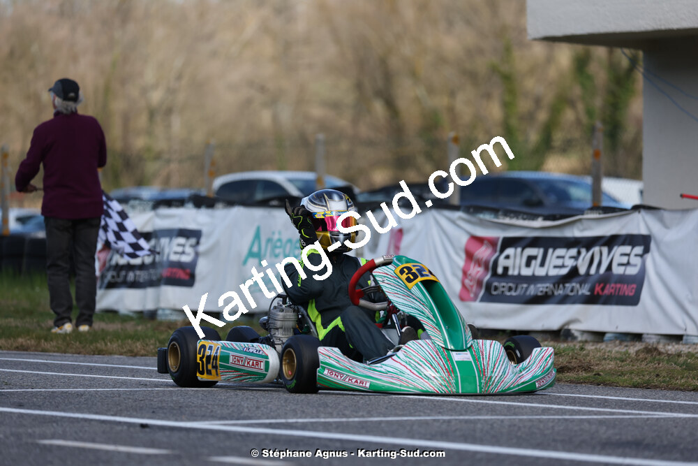 9 & 10/03/2024 : 1ère manche du Championnat du Sud au circuit d’Aigues-Vives (photos Stéphane Agnus) 2024 — karting