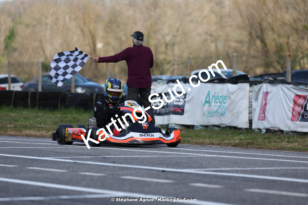 9 & 10/03/2024 : 1ère manche du Championnat du Sud au circuit d’Aigues-Vives (photos Stéphane Agnus) 2024 — karting