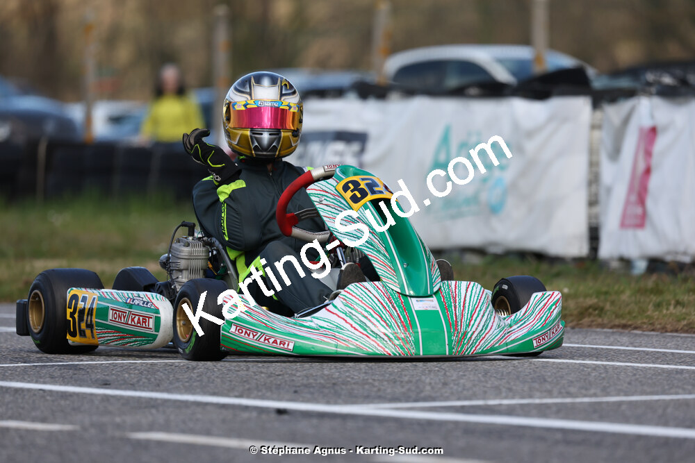 9 & 10/03/2024 : 1ère manche du Championnat du Sud au circuit d’Aigues-Vives (photos Stéphane Agnus) 2024 — karting