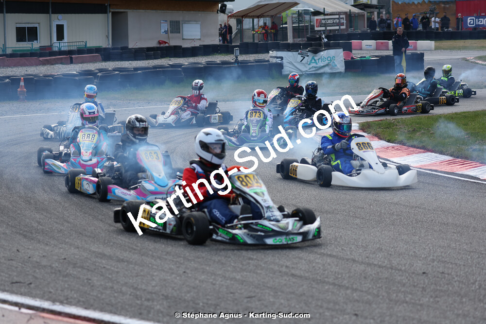 9 & 10/03/2024 : 1ère manche du Championnat du Sud au circuit d’Aigues-Vives (photos Stéphane Agnus) 2024 — karting