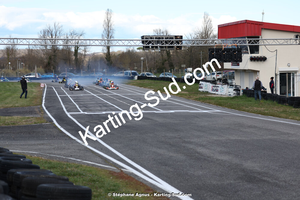 9 & 10/03/2024 : 1ère manche du Championnat du Sud au circuit d’Aigues-Vives (photos Stéphane Agnus) 2024 — karting