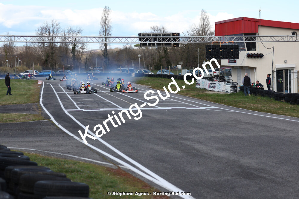 9 & 10/03/2024 : 1ère manche du Championnat du Sud au circuit d’Aigues-Vives (photos Stéphane Agnus) 2024 — karting