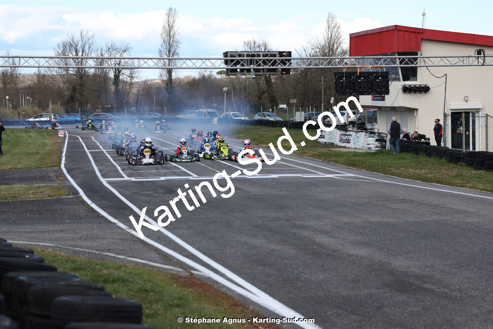 9 & 10/03/2024 : 1ère manche du Championnat du Sud au circuit d’Aigues-Vives (photos Stéphane Agnus) 2024 — karting