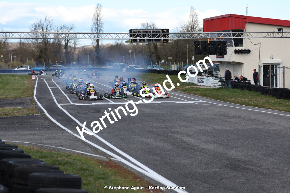 9 & 10/03/2024 : 1ère manche du Championnat du Sud au circuit d’Aigues-Vives (photos Stéphane Agnus) 2024 — karting