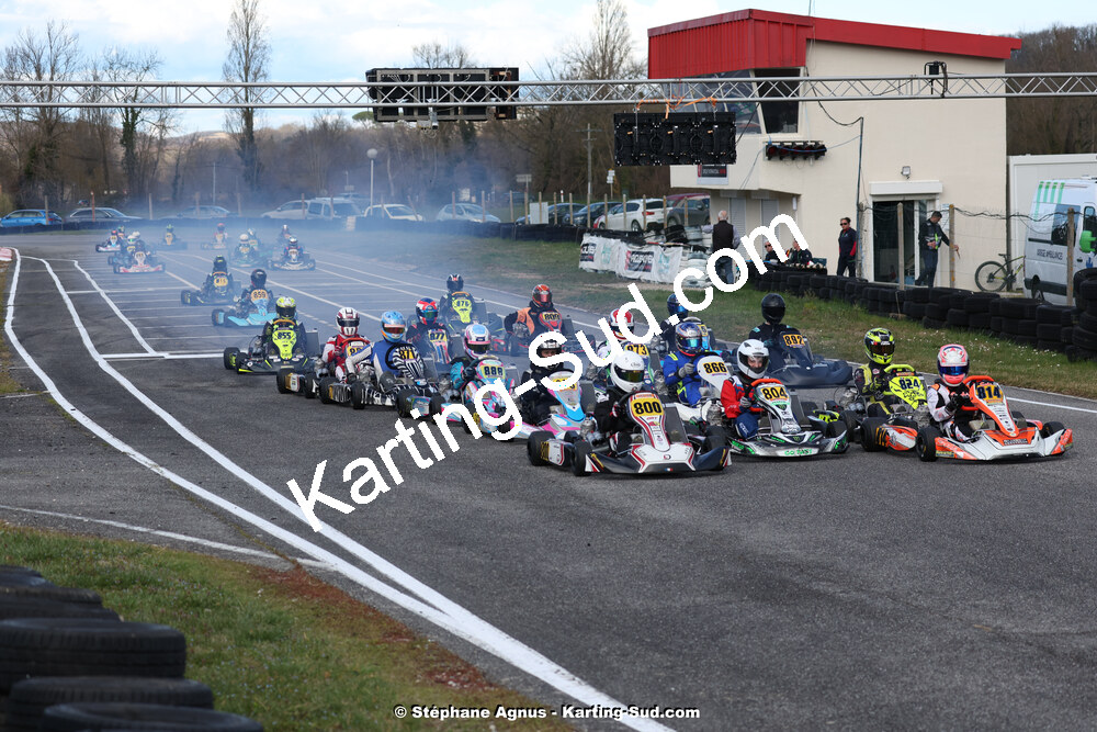 9 & 10/03/2024 : 1ère manche du Championnat du Sud au circuit d’Aigues-Vives (photos Stéphane Agnus) 2024 — karting