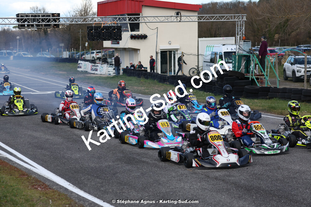 9 & 10/03/2024 : 1ère manche du Championnat du Sud au circuit d’Aigues-Vives (photos Stéphane Agnus) 2024 — karting