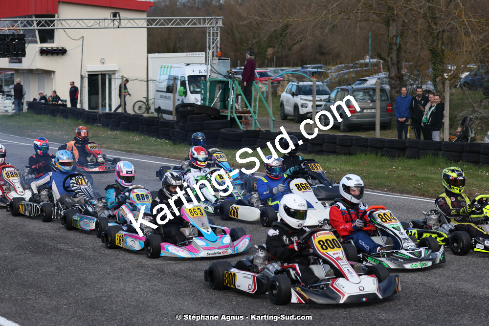 9 & 10/03/2024 : 1ère manche du Championnat du Sud au circuit d’Aigues-Vives (photos Stéphane Agnus) 2024 — karting
