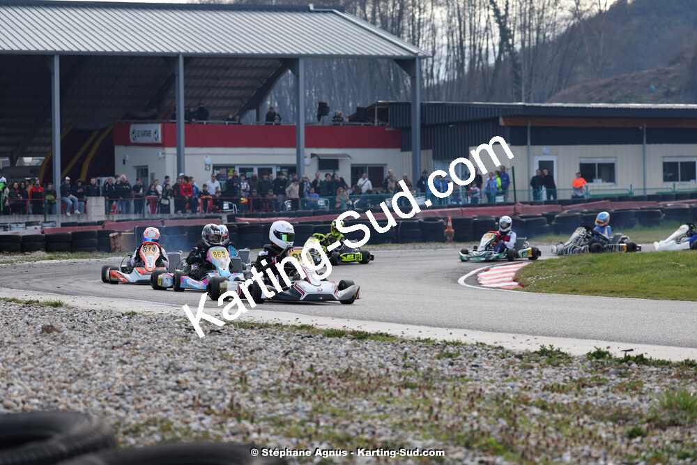 9 & 10/03/2024 : 1ère manche du Championnat du Sud au circuit d’Aigues-Vives (photos Stéphane Agnus) 2024 — karting