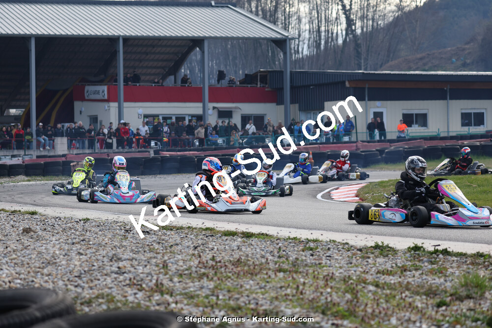 9 & 10/03/2024 : 1ère manche du Championnat du Sud au circuit d’Aigues-Vives (photos Stéphane Agnus) 2024 — karting