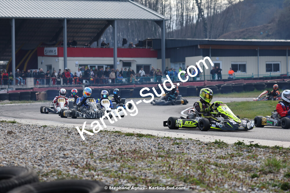 9 & 10/03/2024 : 1ère manche du Championnat du Sud au circuit d’Aigues-Vives (photos Stéphane Agnus) 2024 — karting