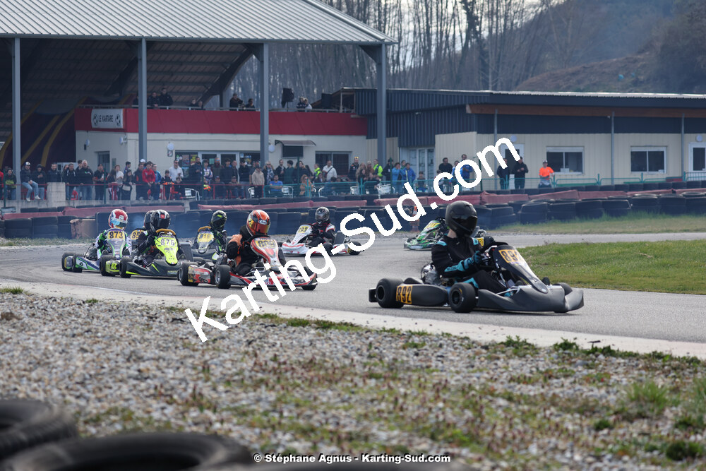9 & 10/03/2024 : 1ère manche du Championnat du Sud au circuit d’Aigues-Vives (photos Stéphane Agnus) 2024 — karting