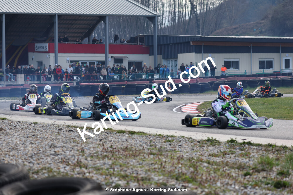 9 & 10/03/2024 : 1ère manche du Championnat du Sud au circuit d’Aigues-Vives (photos Stéphane Agnus) 2024 — karting