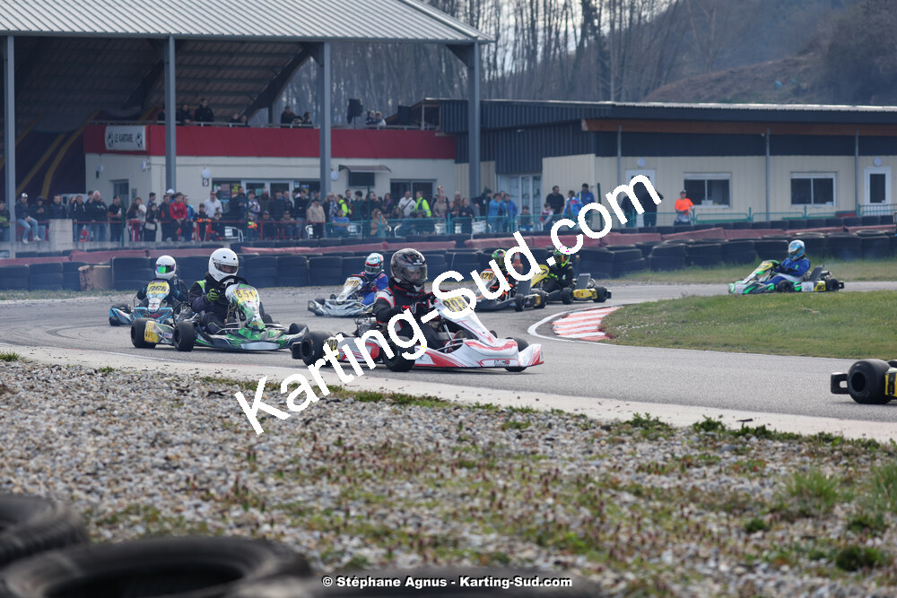 9 & 10/03/2024 : 1ère manche du Championnat du Sud au circuit d’Aigues-Vives (photos Stéphane Agnus) 2024 — karting