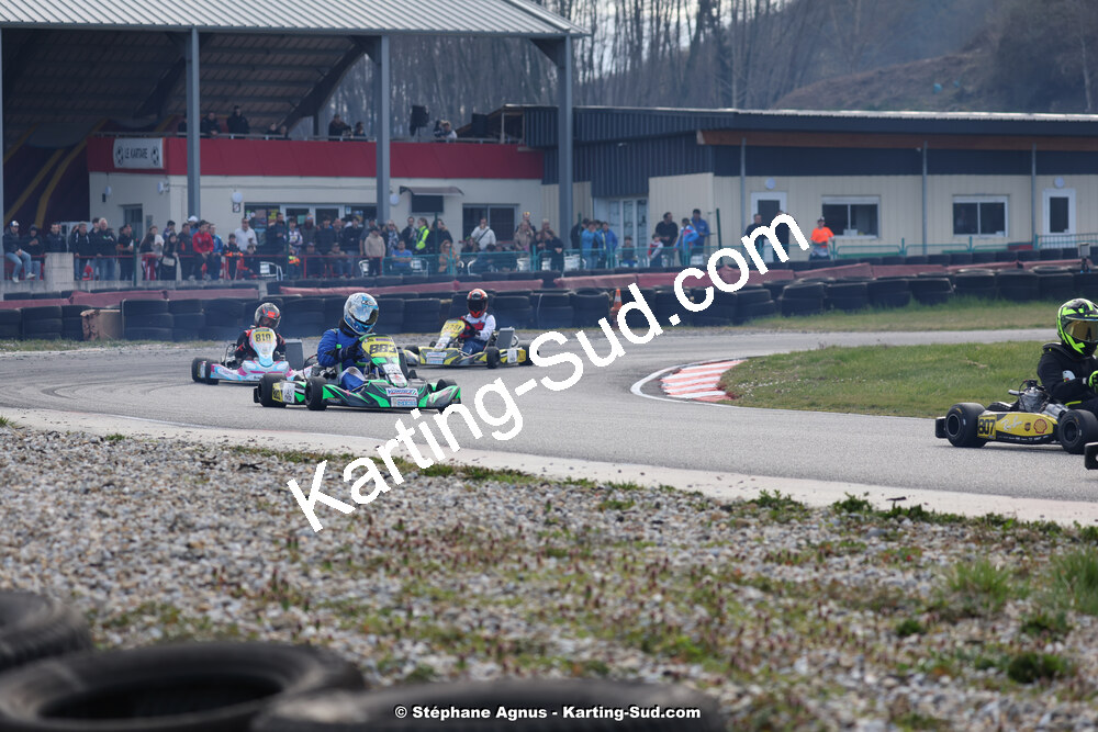 9 & 10/03/2024 : 1ère manche du Championnat du Sud au circuit d’Aigues-Vives (photos Stéphane Agnus) 2024 — karting