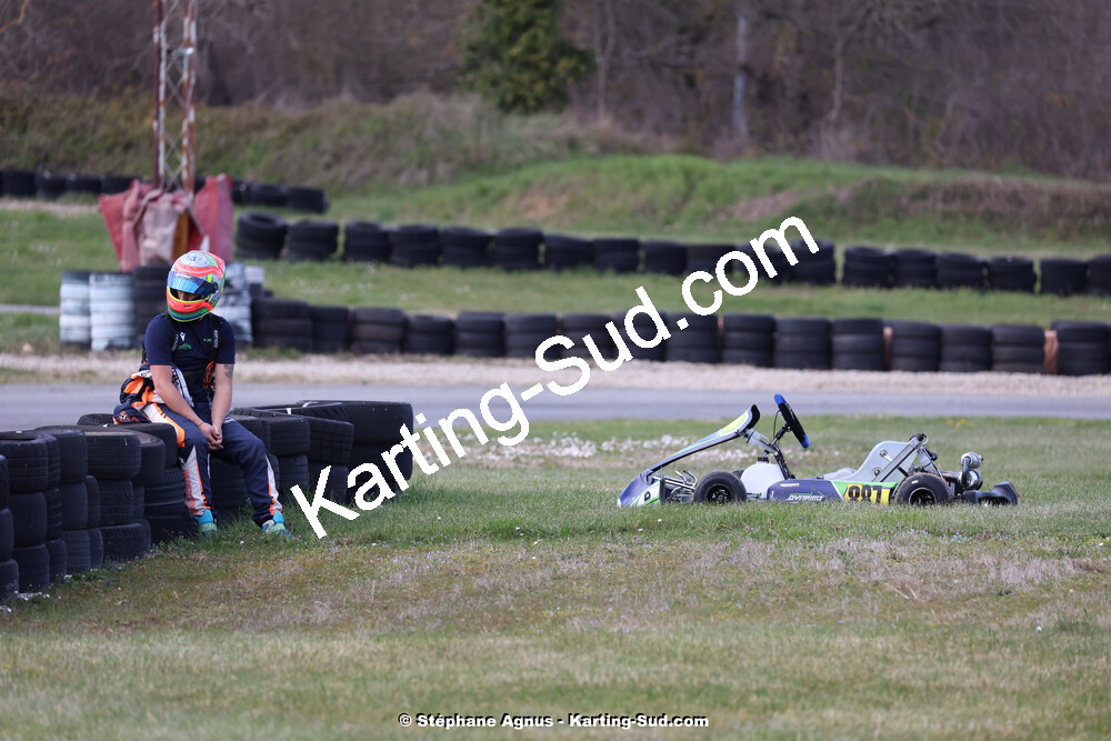 9 & 10/03/2024 : 1ère manche du Championnat du Sud au circuit d’Aigues-Vives (photos Stéphane Agnus) 2024 — karting