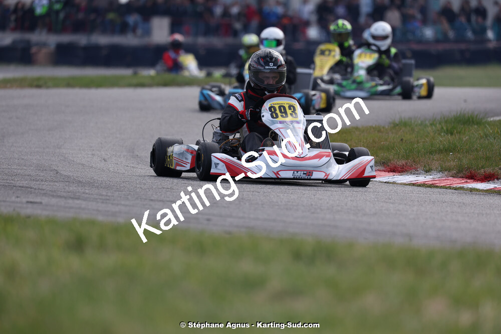 9 & 10/03/2024 : 1ère manche du Championnat du Sud au circuit d’Aigues-Vives (photos Stéphane Agnus) 2024 — karting