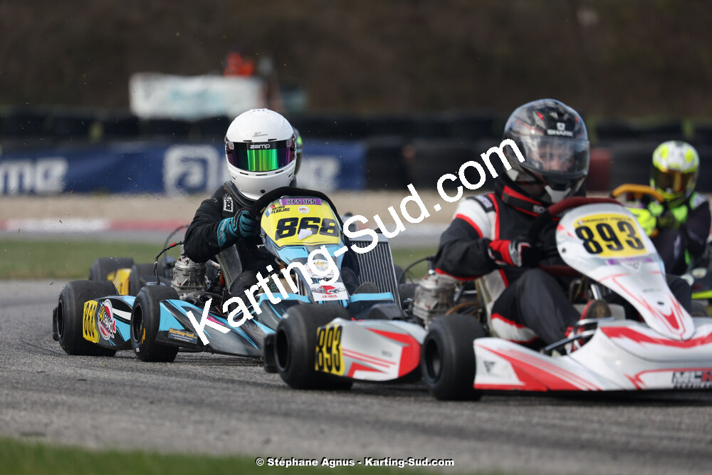 9 & 10/03/2024 : 1ère manche du Championnat du Sud au circuit d’Aigues-Vives (photos Stéphane Agnus) 2024 — karting