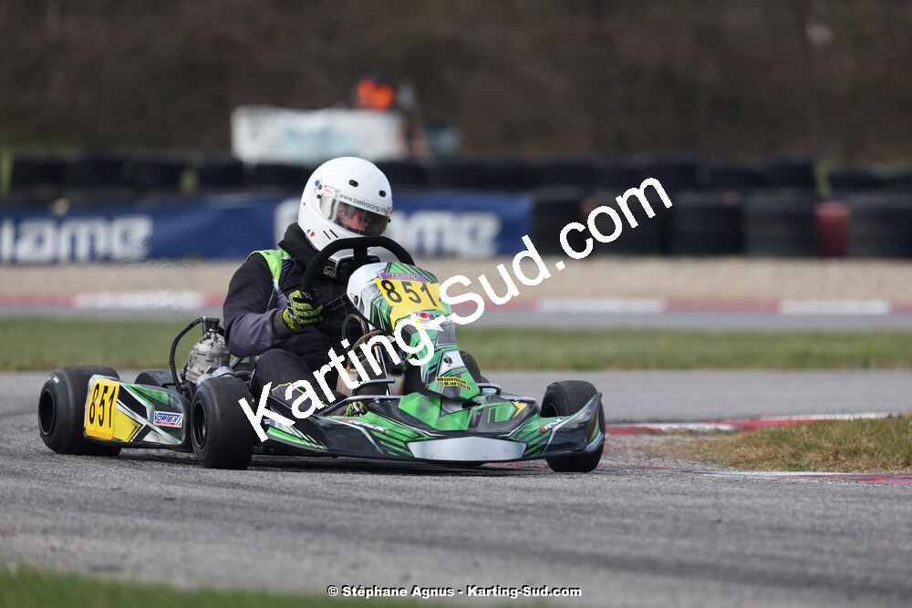 9 & 10/03/2024 : 1ère manche du Championnat du Sud au circuit d’Aigues-Vives (photos Stéphane Agnus) 2024 — karting