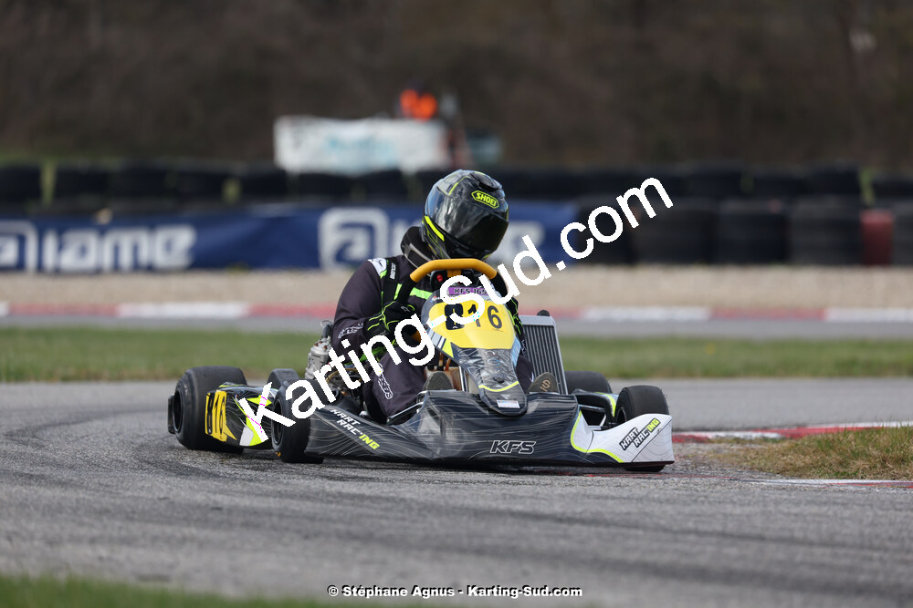 9 & 10/03/2024 : 1ère manche du Championnat du Sud au circuit d’Aigues-Vives (photos Stéphane Agnus) 2024 — karting