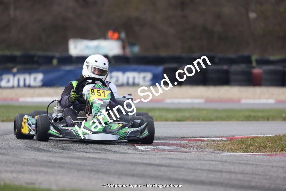 9 & 10/03/2024 : 1ère manche du Championnat du Sud au circuit d’Aigues-Vives (photos Stéphane Agnus) 2024 — karting