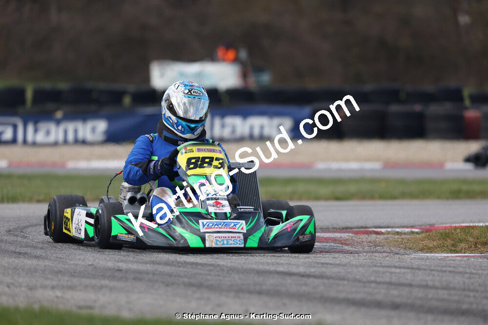 9 & 10/03/2024 : 1ère manche du Championnat du Sud au circuit d’Aigues-Vives (photos Stéphane Agnus) 2024 — karting