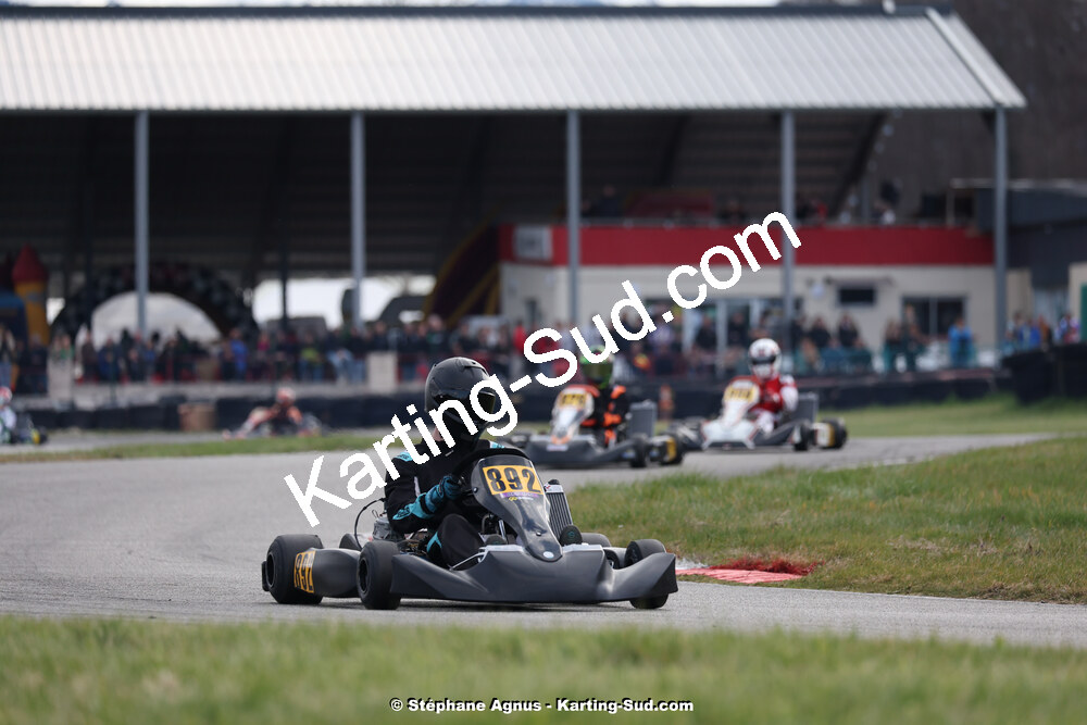 9 & 10/03/2024 : 1ère manche du Championnat du Sud au circuit d’Aigues-Vives (photos Stéphane Agnus) 2024 — karting
