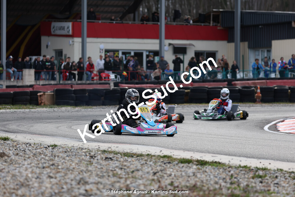 9 & 10/03/2024 : 1ère manche du Championnat du Sud au circuit d’Aigues-Vives (photos Stéphane Agnus) 2024 — karting