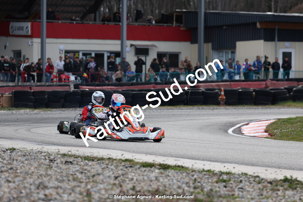 9 & 10/03/2024 : 1ère manche du Championnat du Sud au circuit d’Aigues-Vives (photos Stéphane Agnus) 2024 — karting