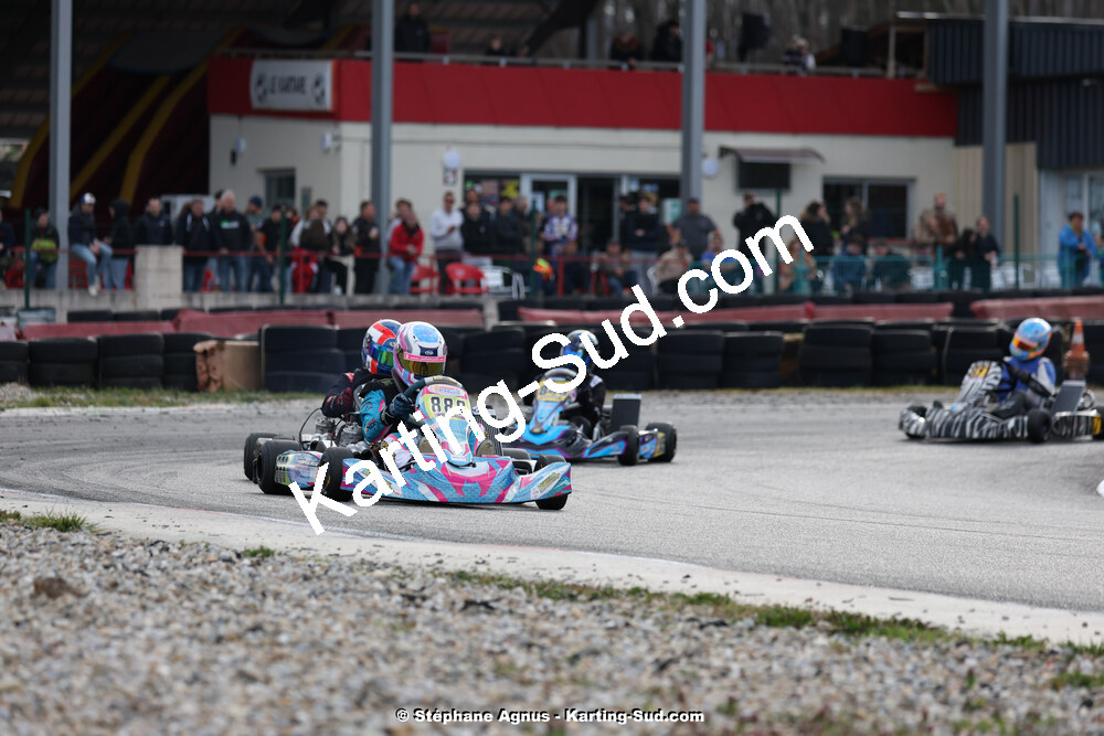 9 & 10/03/2024 : 1ère manche du Championnat du Sud au circuit d’Aigues-Vives (photos Stéphane Agnus) 2024 — karting