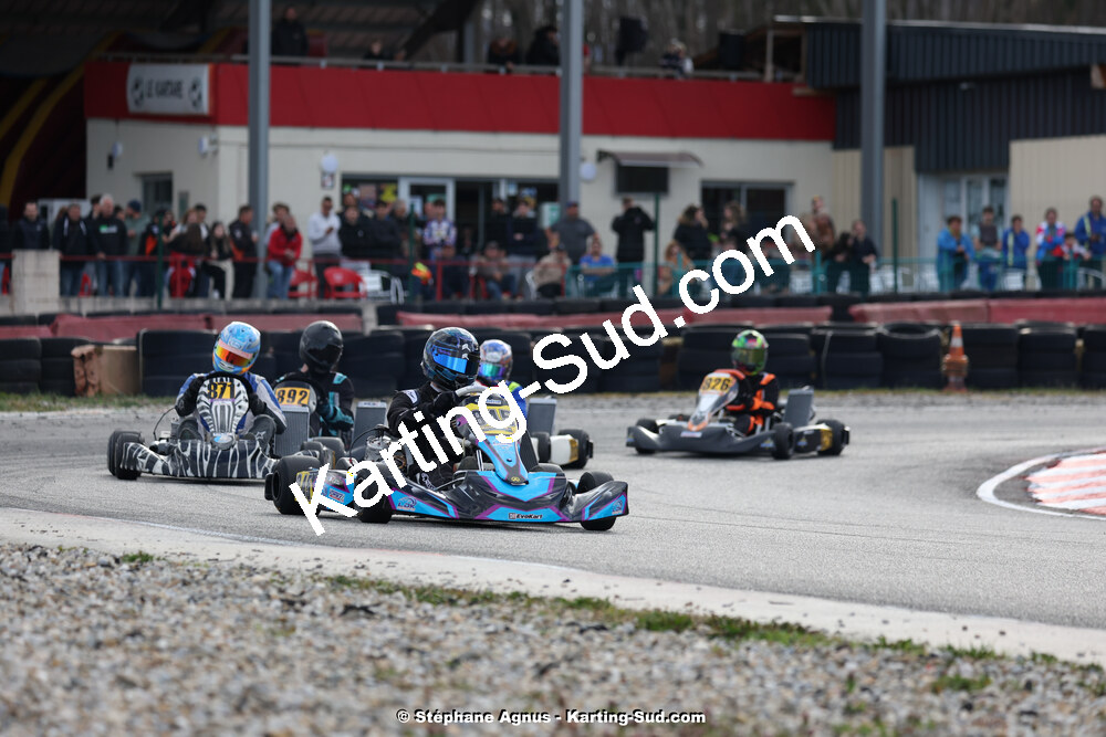 9 & 10/03/2024 : 1ère manche du Championnat du Sud au circuit d’Aigues-Vives (photos Stéphane Agnus) 2024 — karting