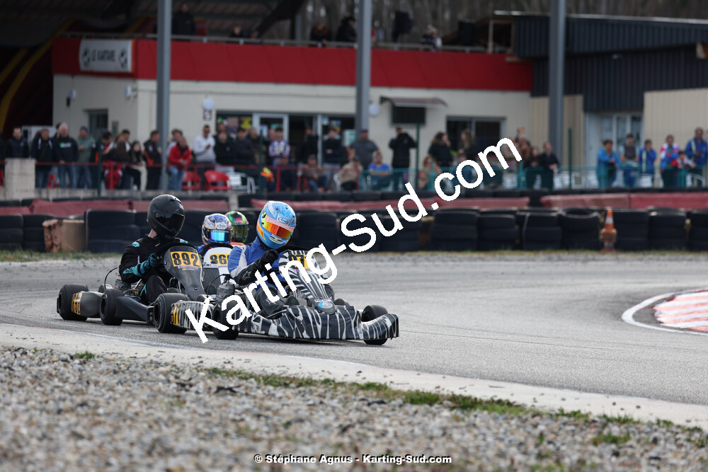 9 & 10/03/2024 : 1ère manche du Championnat du Sud au circuit d’Aigues-Vives (photos Stéphane Agnus) 2024 — karting